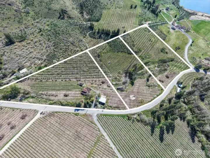 subject property is the parcel on the right