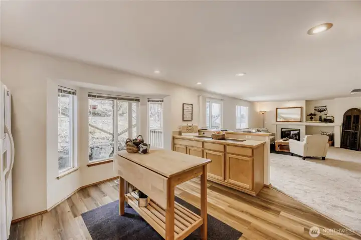 New luxury flooring & carpet...this home is move in ready!