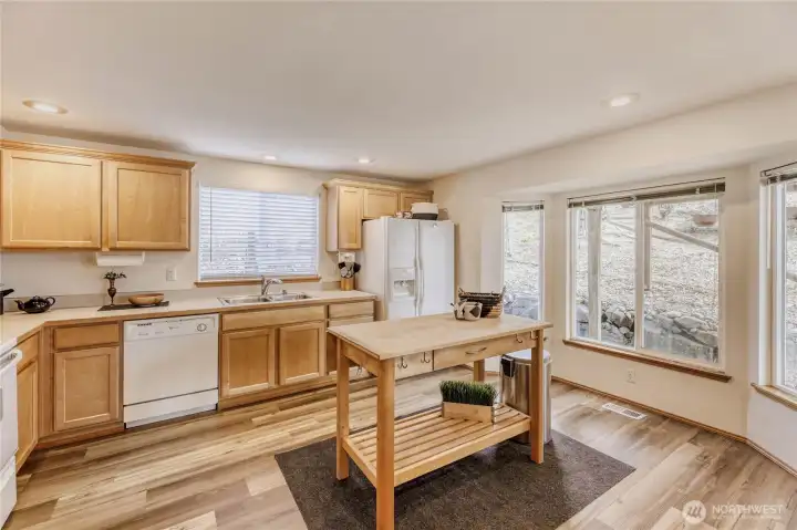 All appliances are included. You will fall in love with these huge windows