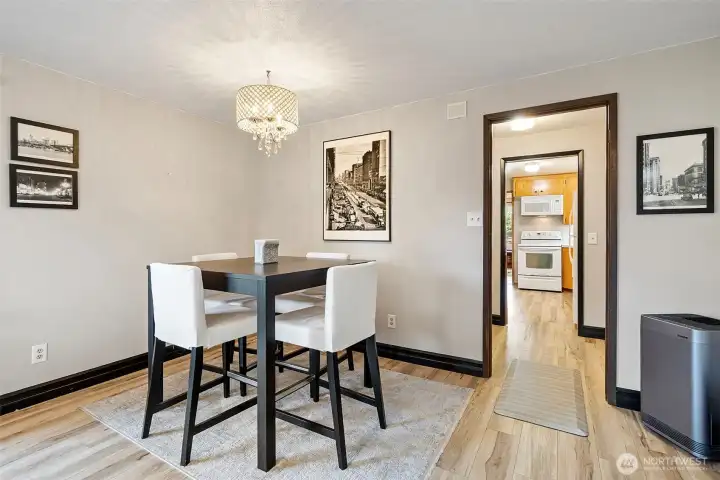 Dedicated dining area