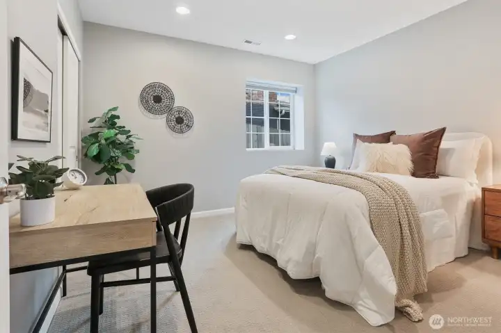 lower level bedroom