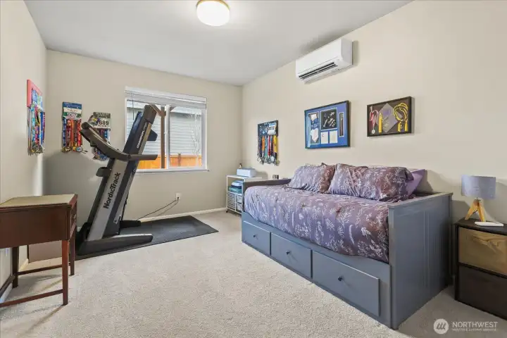 Downstairs bedroom.
