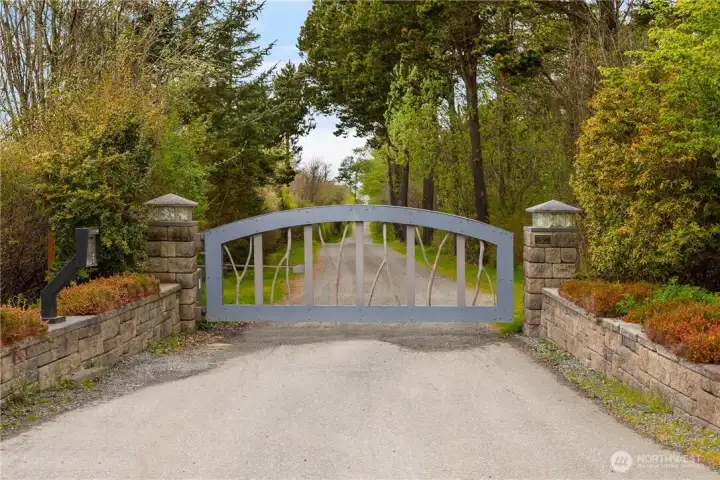 Gated entrance into Surfcrest Drive