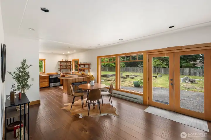 Tall ceilings and large windows provide all the light you could possibly need.