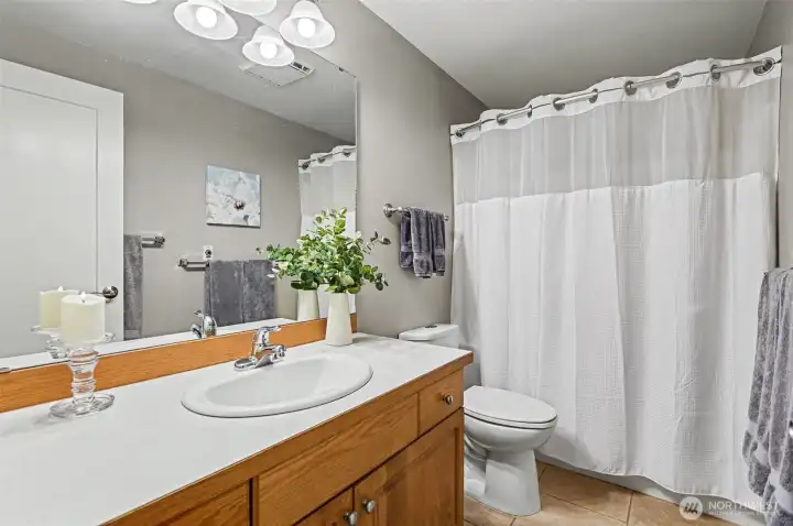 Main floor hall bathroom.