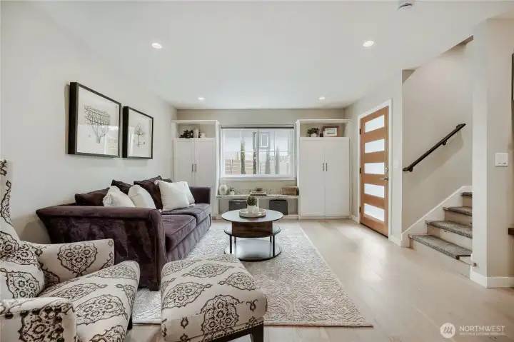 Great light, mini-split heating & cooling.