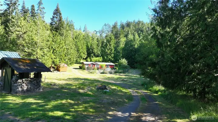 after dropping down into the property, this is the view that awaits you. Does it get better than this? Not really!