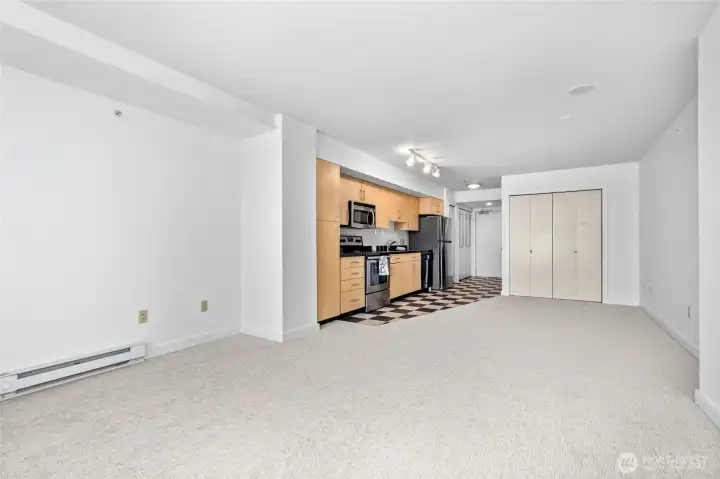 Looking towards door.
