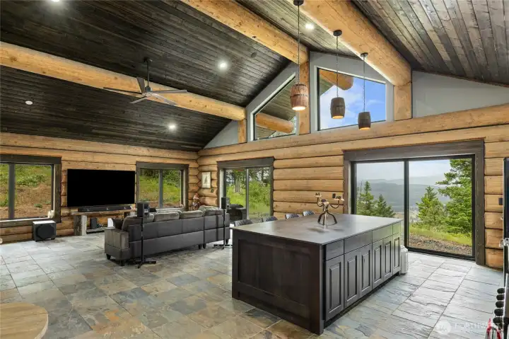 Large windows and sliding glass doors to allow for a ton of natural light. Large windows and sliding glass doors to allow for a ton of natural light.