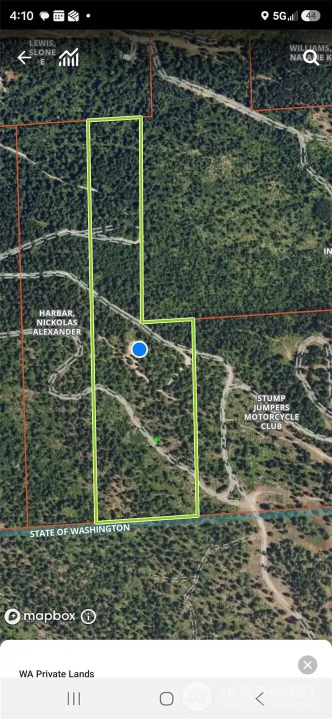 Here is an ON X map system outline of the nearly 30 acres. Here is an ON X map system outline of the nearly 30 acres.