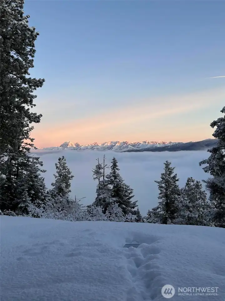This is a winter wonderland. This is a winter wonderland.