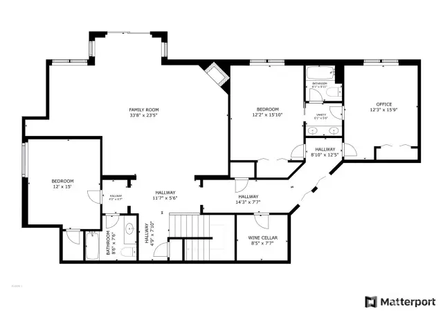 Daylight basement floor plan