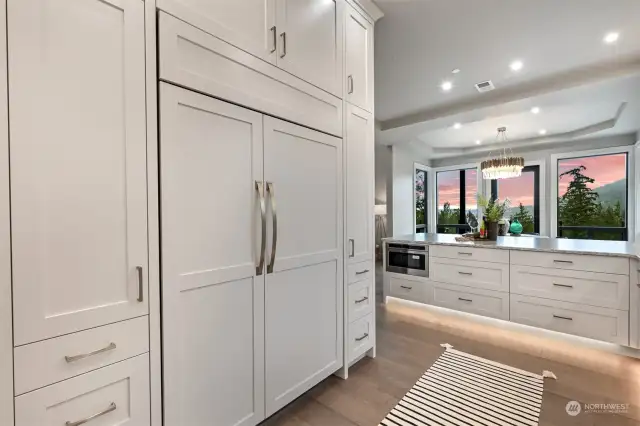 Styled kitchen with elegance.