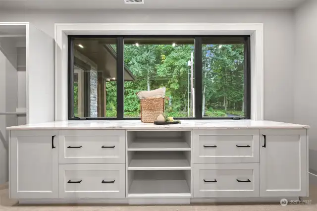 Upstairs 2nd primary walk-in closet with ample storage.