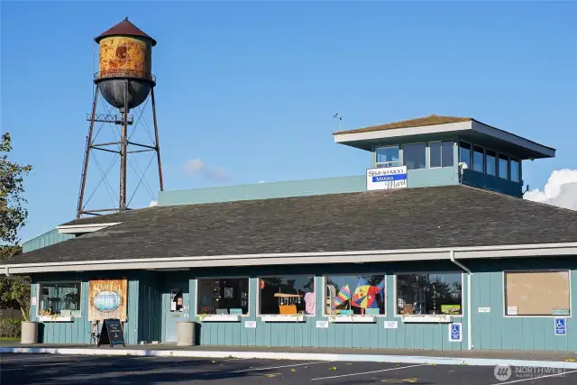 Gift shop and coffee shop and office