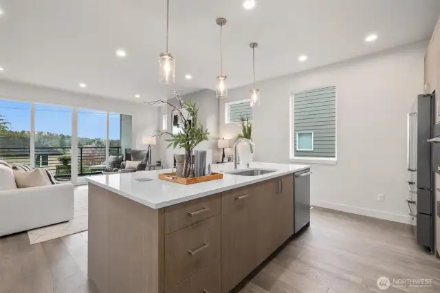 Lovely kitchen island