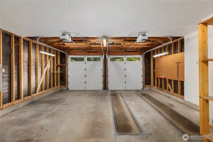Drive right into your spacious two car garage with door straight into the house. Stay warm and dry in the days ahead.