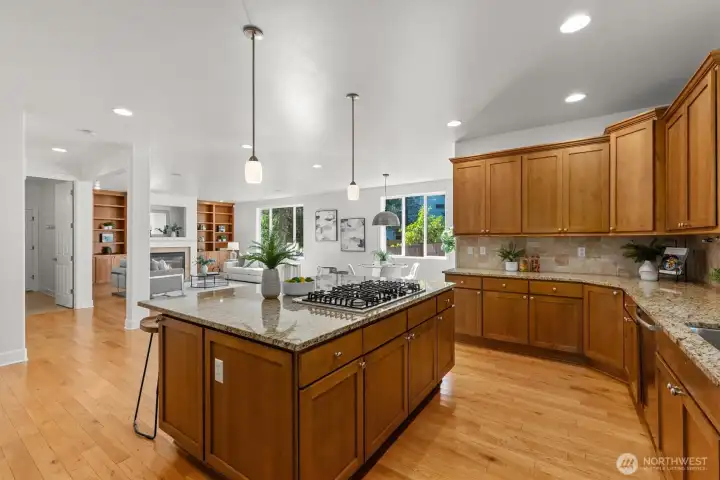 Kitchen with eating space