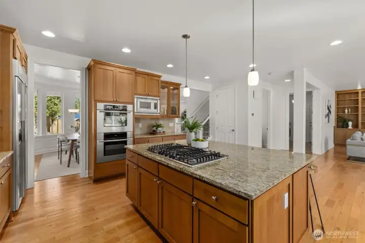 Kitchen with eating space
