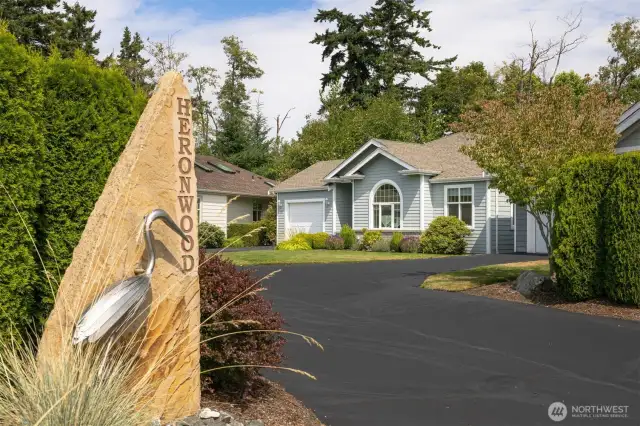 Welcome to Heronwood! This is a lovely condominium development with 16 stand alone units that Greg Cooley built in 2004.