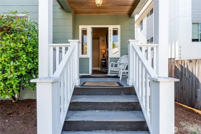 Front porch.