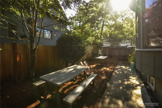 Side yard.