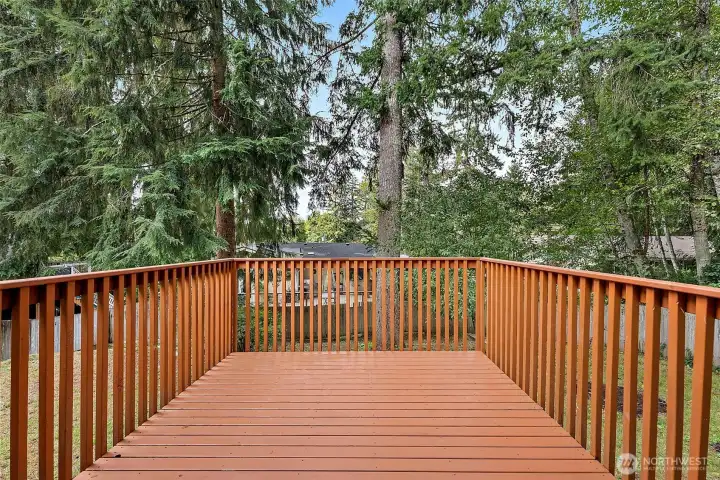 Nice backdeck