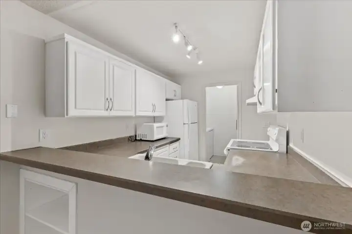 Lots of counter space.