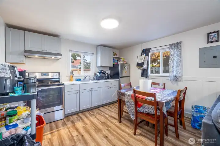 ADU Kitchen with updated appliances & cabinets
