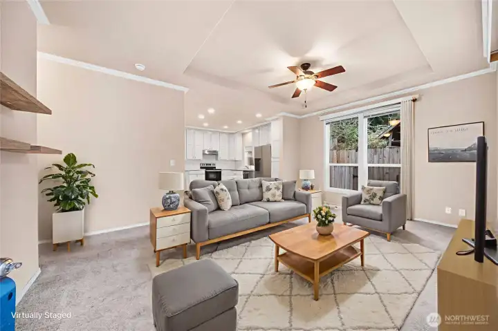 Living Room - Virtually Staged