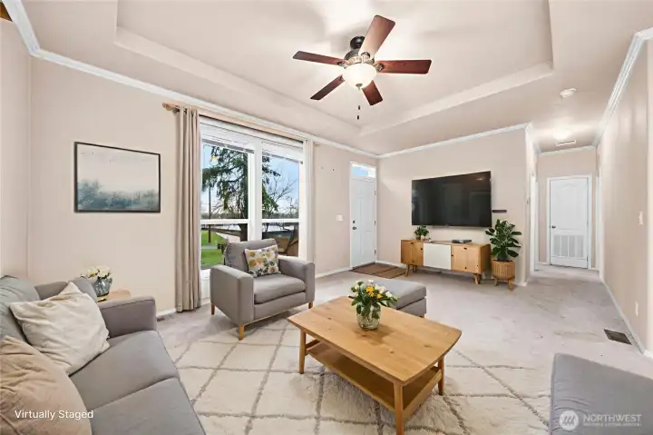 Living Room - Virtually Staged