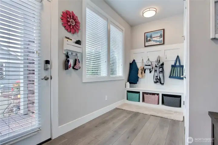Oh hey, did you see this coat room? Tucked off the back of the house with a secondary entrance to the slider from the dining area, it’s perfectly placed for convenience. No surprise, it comes with a large closet. Come see this home is truly waiting for you!
