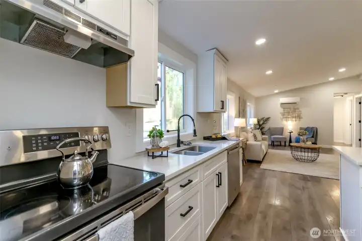 This angle was taken from the utility door.