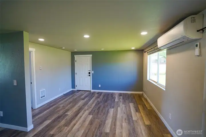 To Garage from dining or extra living area.