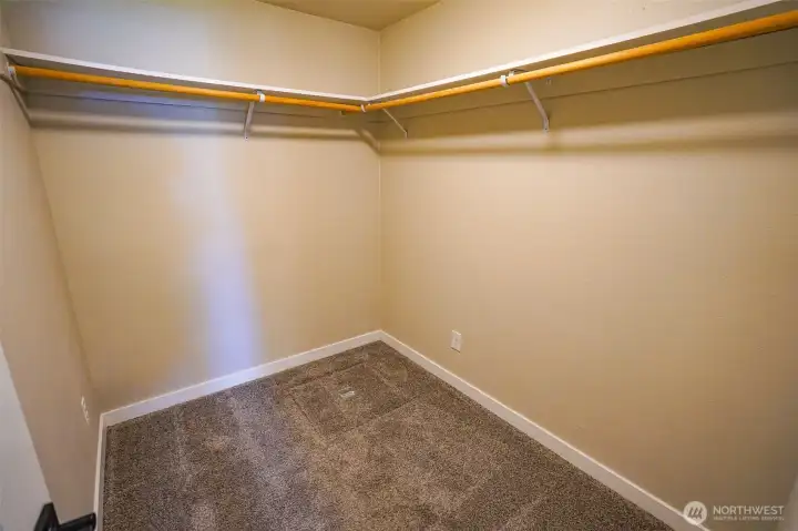 Primary walk-in closet