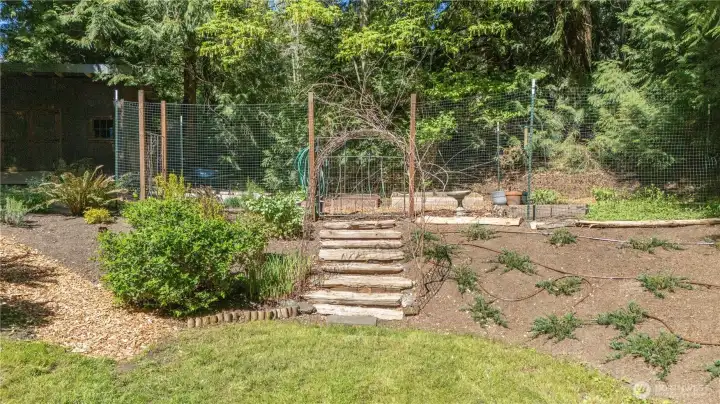 Fenced Garden Area