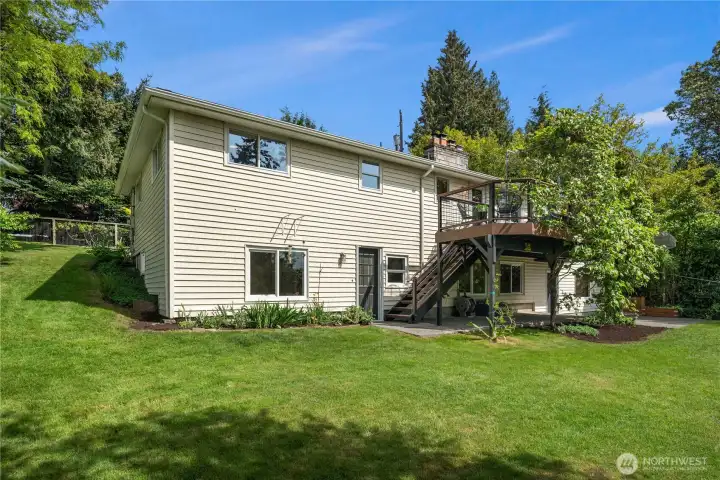 Sited on a 9500sf lot with wonderful privacy and beautiful landscaping make this a gardeners delight.