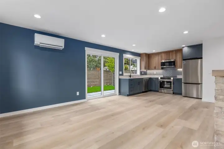 Open concept main floor representative photo