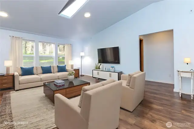 staged - living room
