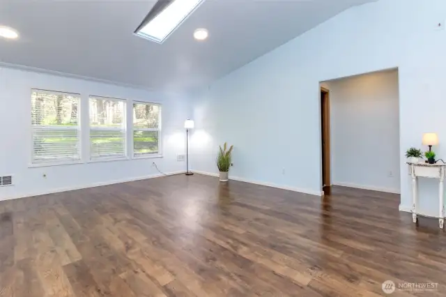open concept living area