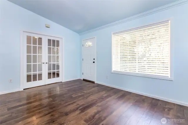 front entry and den