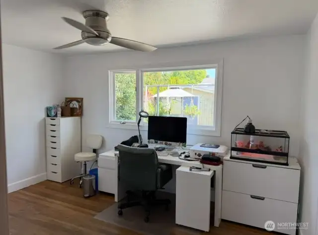 Another view of newly updated second bedroom on main level
