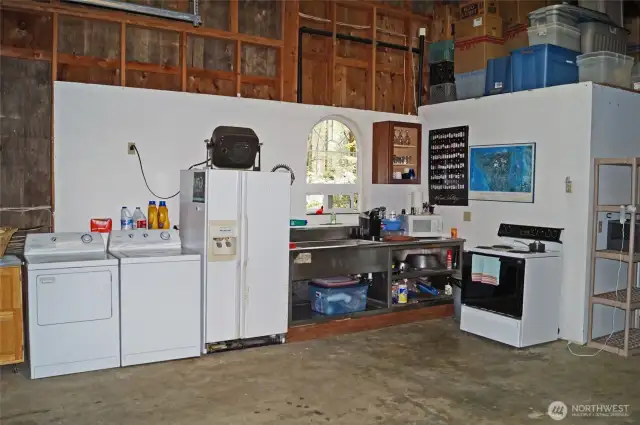 Kitchen and laundry