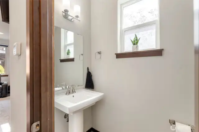Half bath on main level