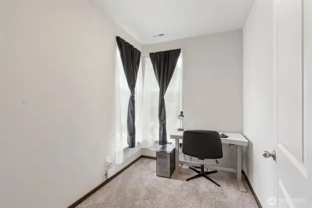 Office/den by front entry