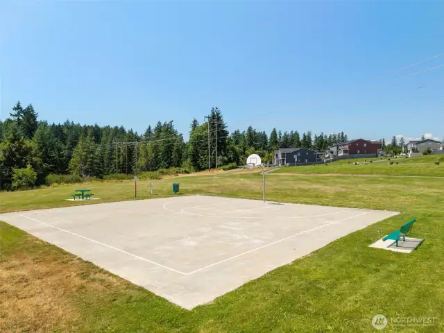 Sports court in community