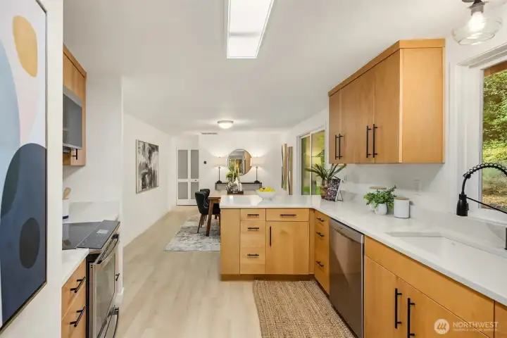 Kitchen was beautifully remodeled in July 2024.