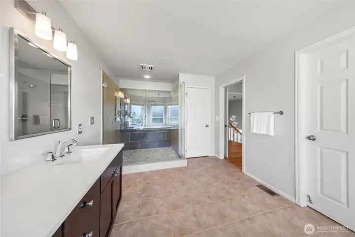 Master bathroom