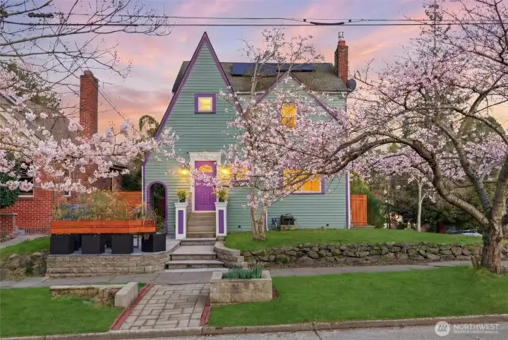 Front facing street view