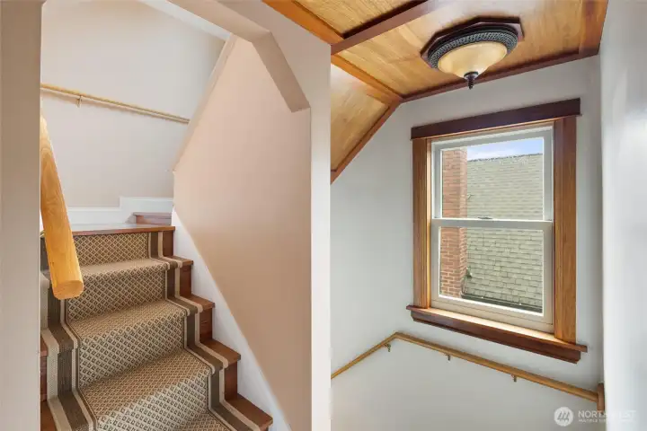 stairs leading to upper bedroom